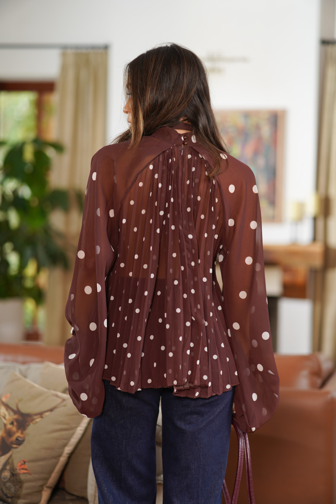 BLUSA ANASTACIA CAFE