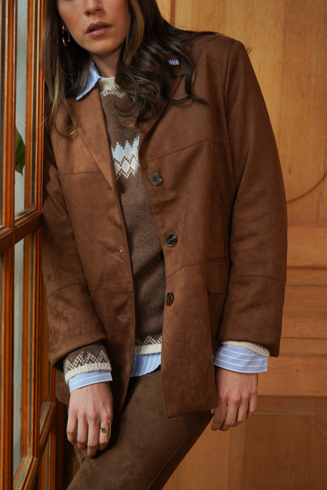 CHAQUETA ANA LUCIA CAMEL