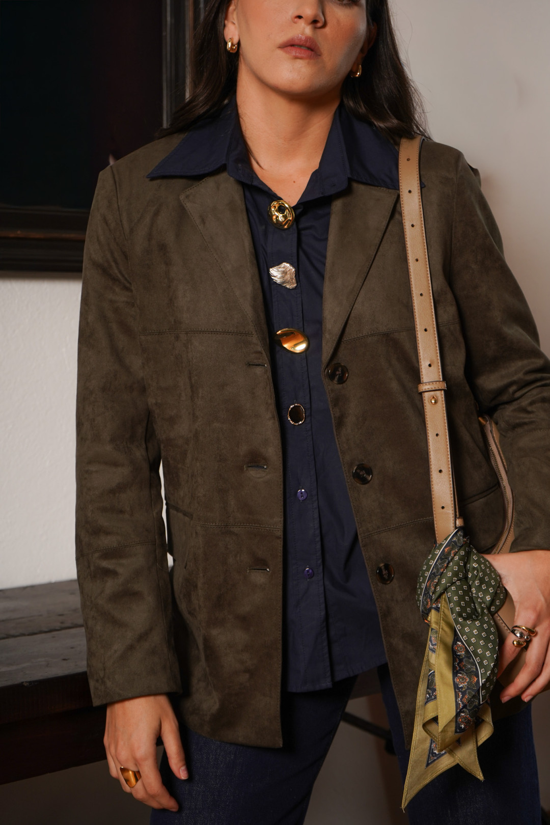 CHAQUETA ANA LUCIA OLIVA