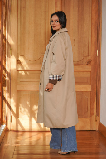 GABARDINA EMILIA BEIGE
