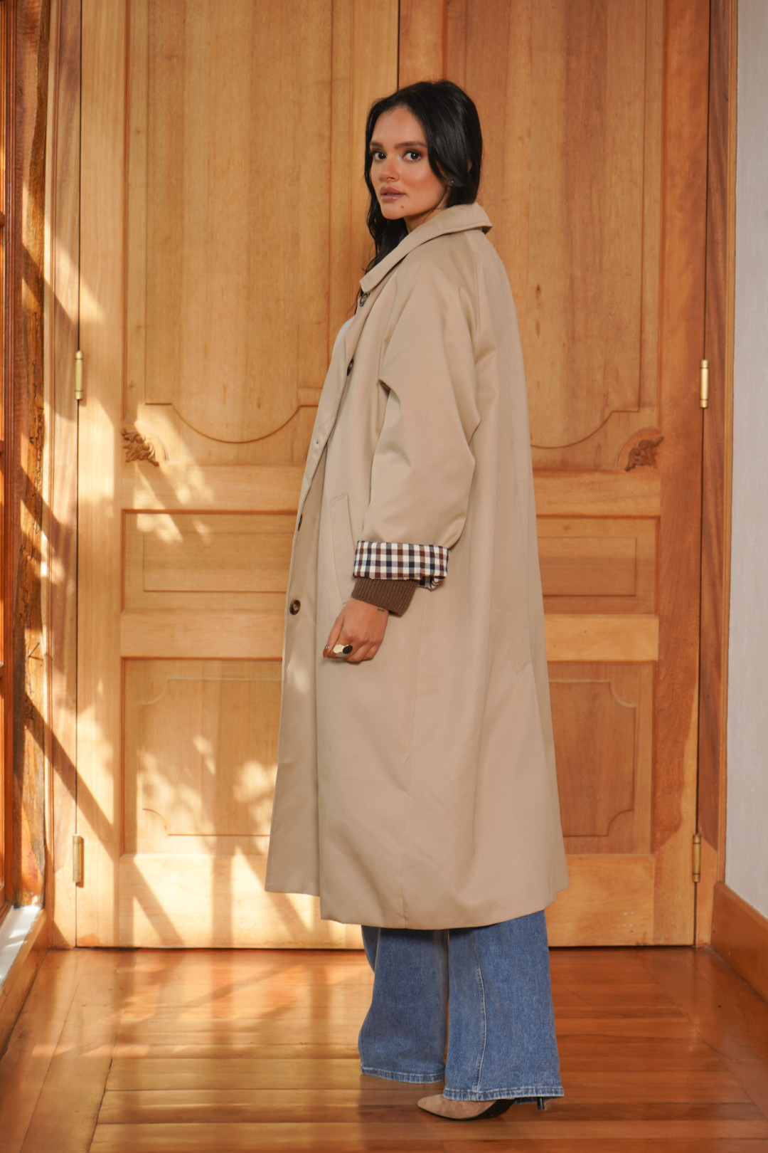 GABARDINA EMILIA BEIGE