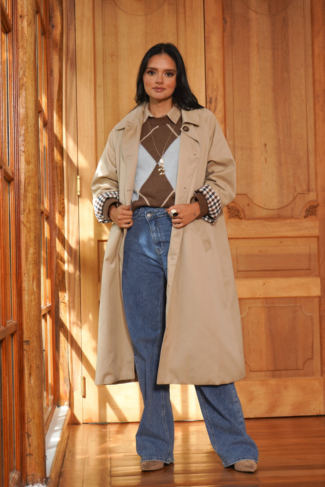 GABARDINA EMILIA BEIGE