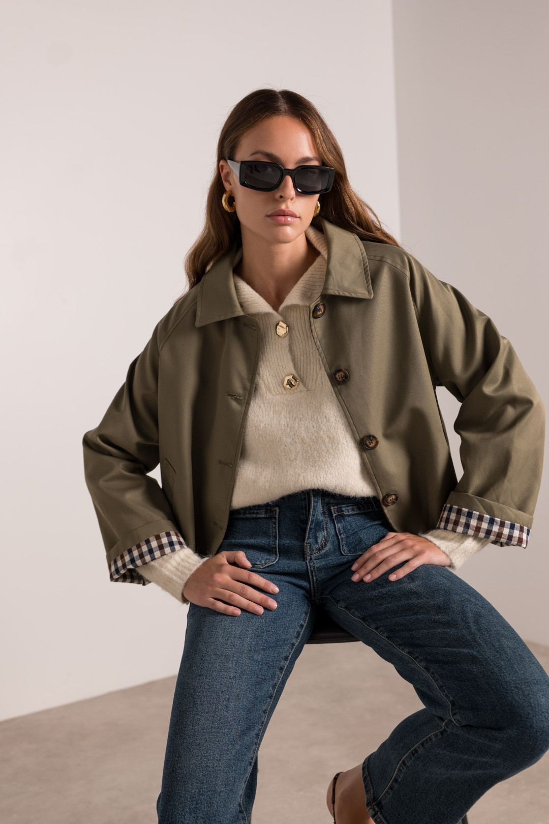 GABARDINA PRISCILA OLIVA