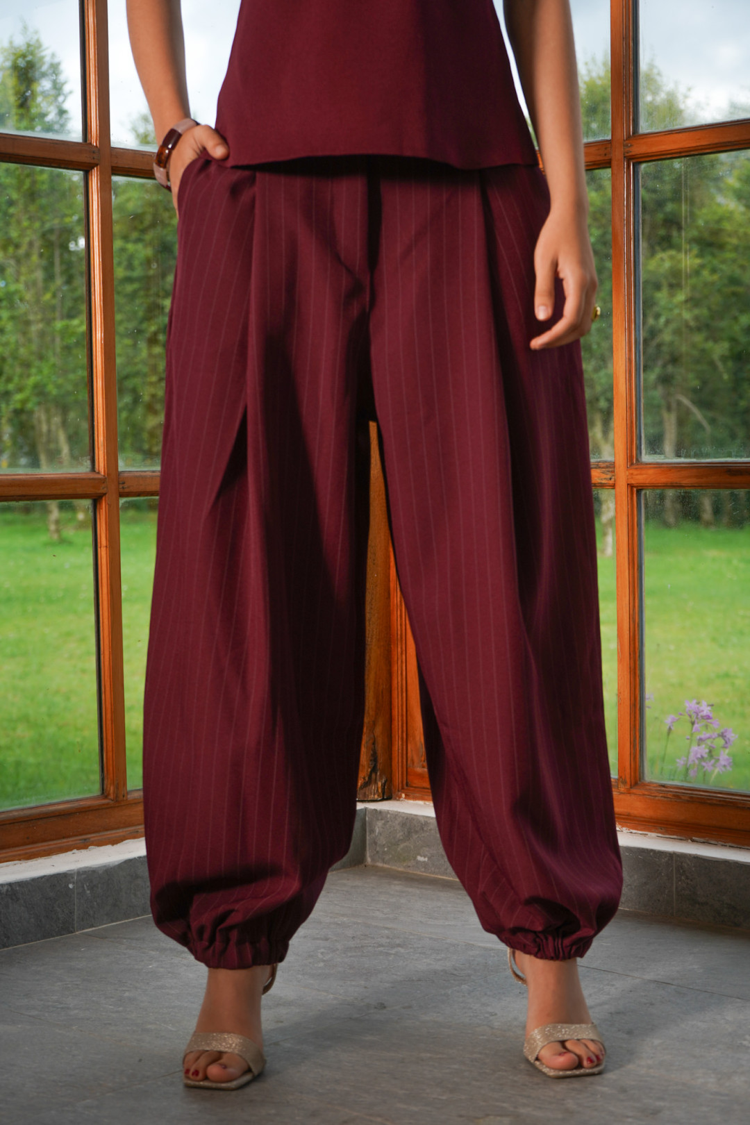 PANTALON GINA VINO