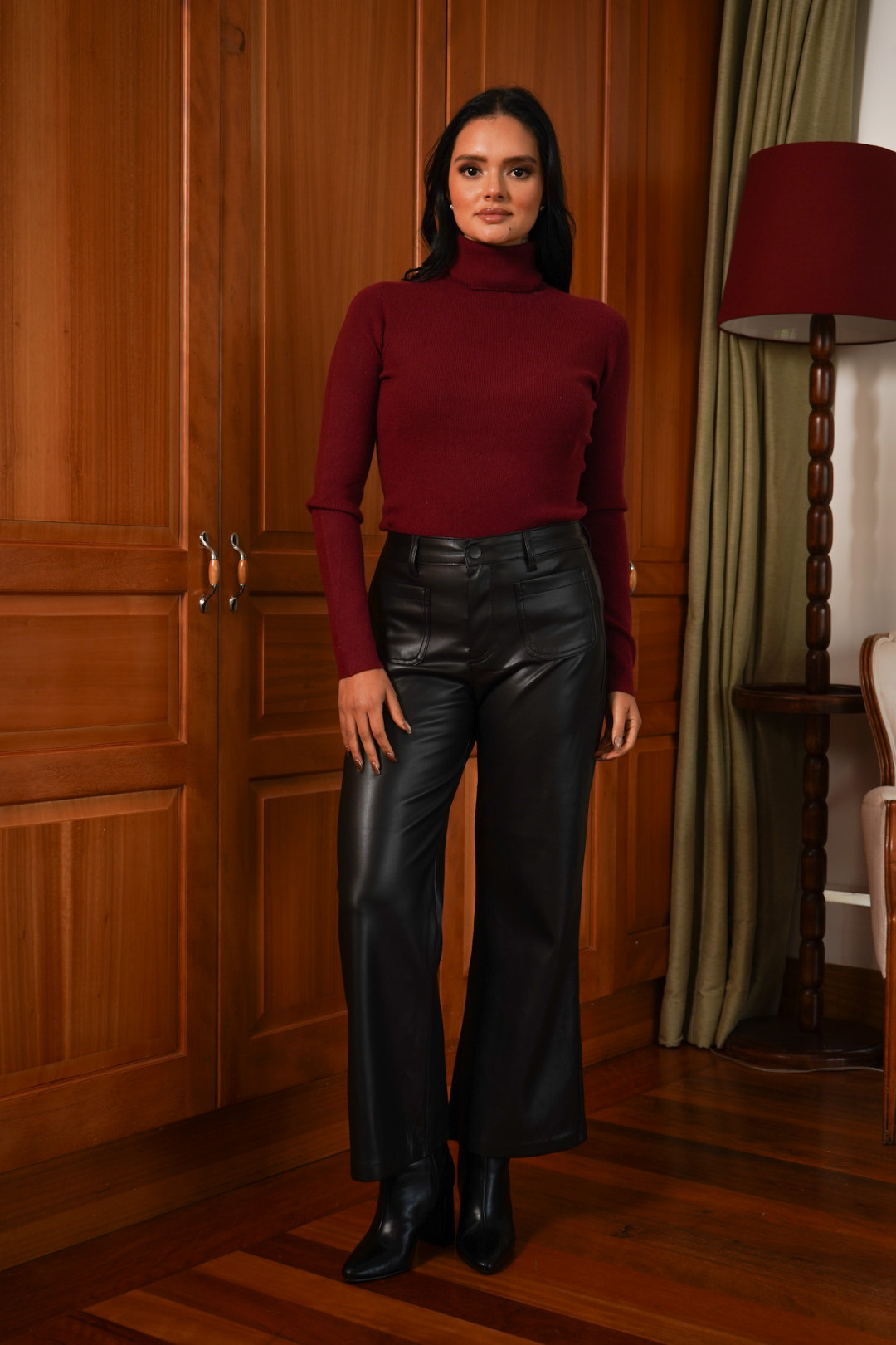 BUZO CARLA ROJO-VINO