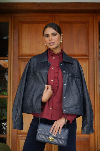 CHAQUETA MIRANDA AZUL OSCURO