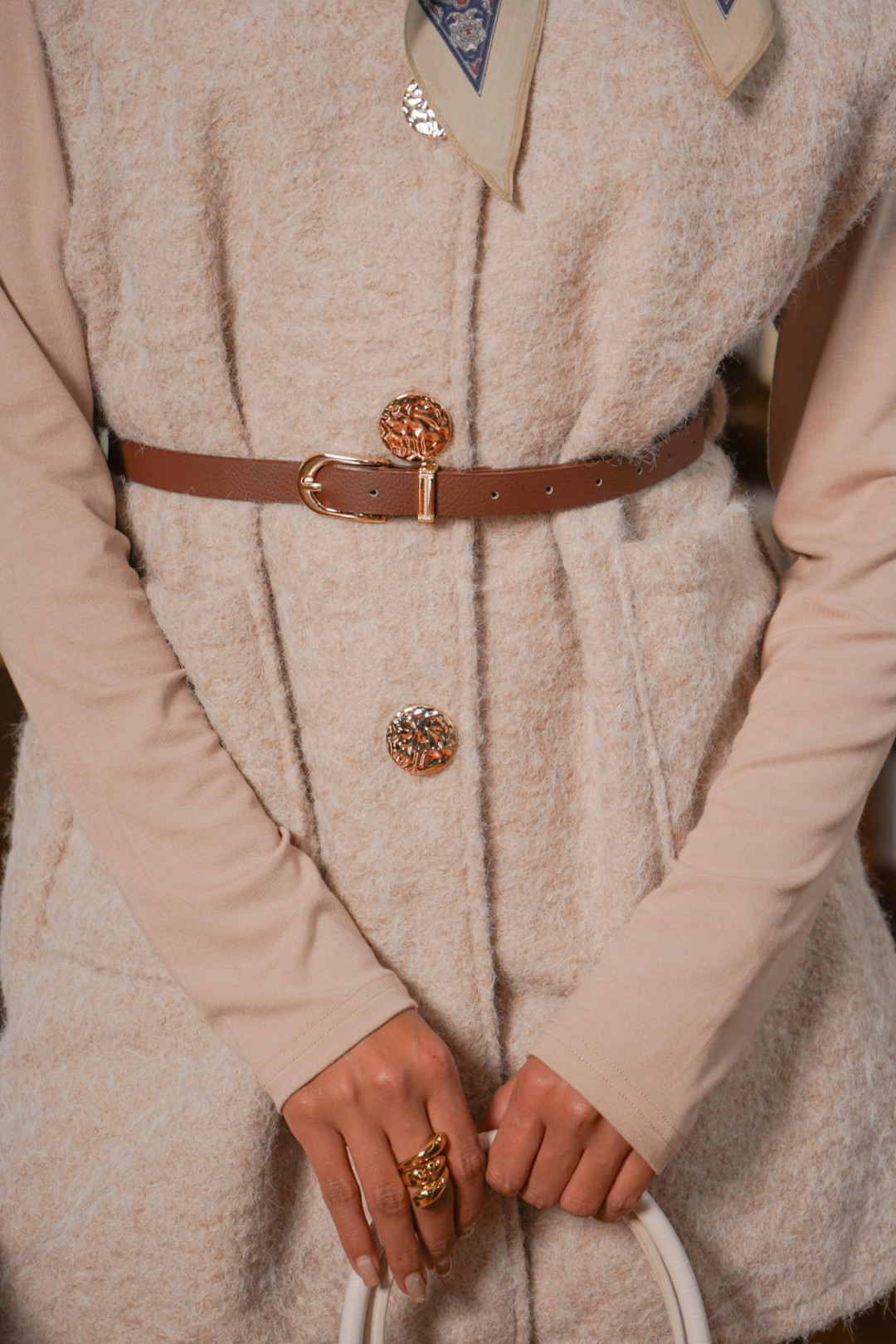 VESTIDO-CHALECO MAGDA BEIGE