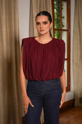 BLUSA SALOME VINO
