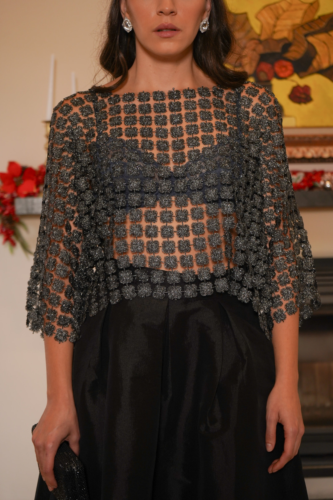 TOP MANUELA PLATEADO