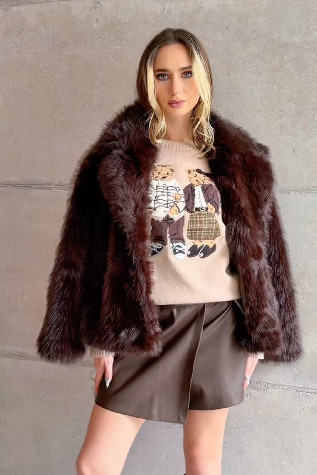 ABRIGO DE PIEL MARIA CLARA