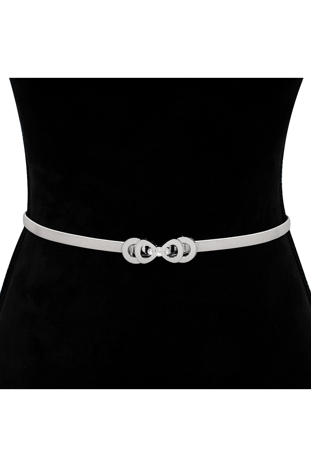 CINTURON ELIZABETH PLATEADO