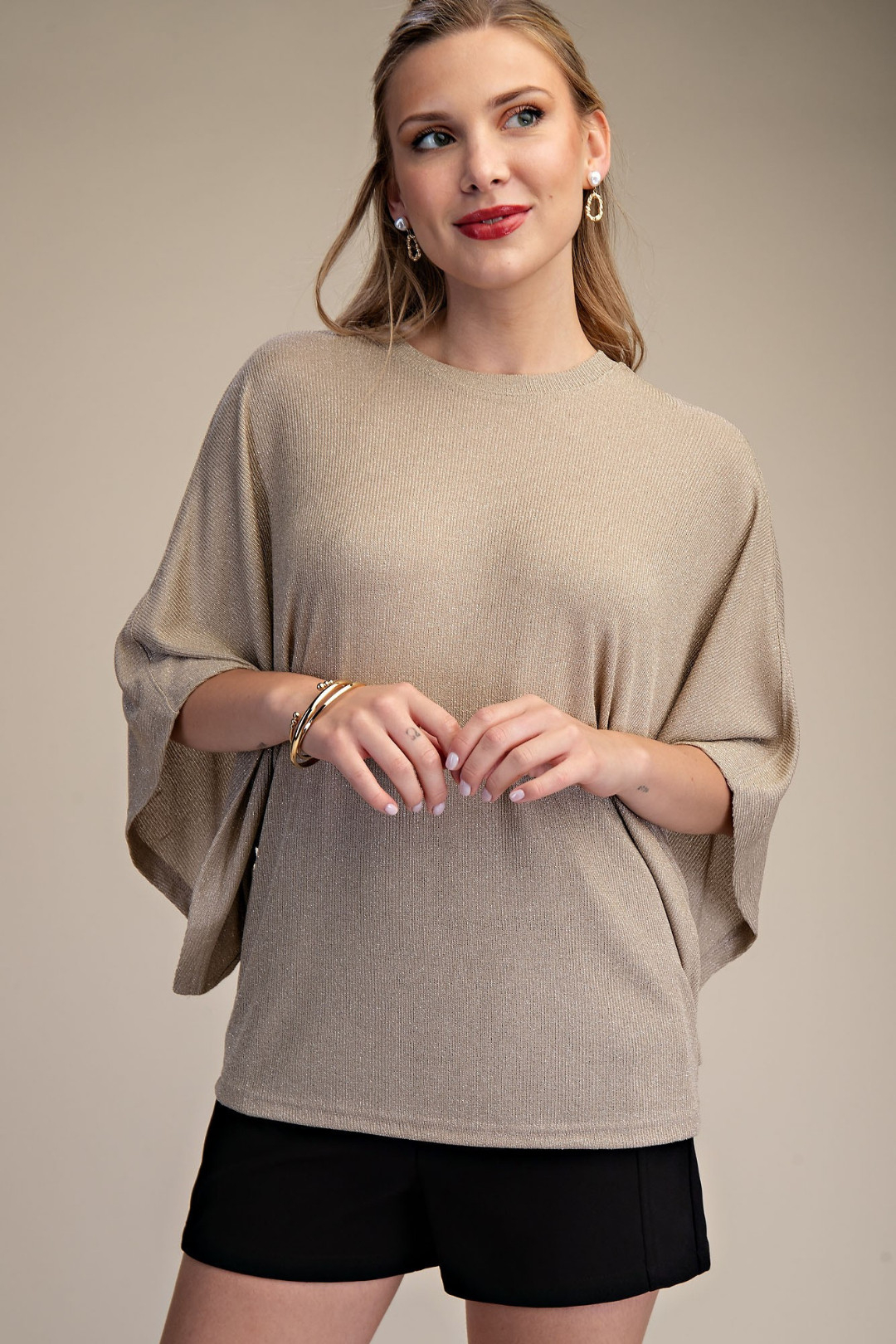 BLUSA FLORENCIA TAUPE