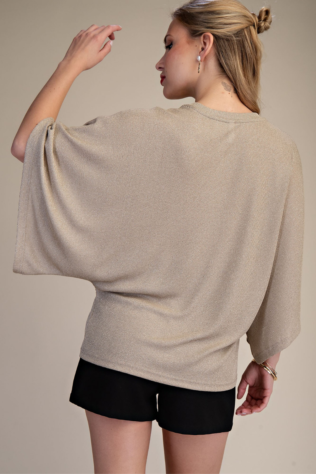 BLUSA FLORENCIA TAUPE