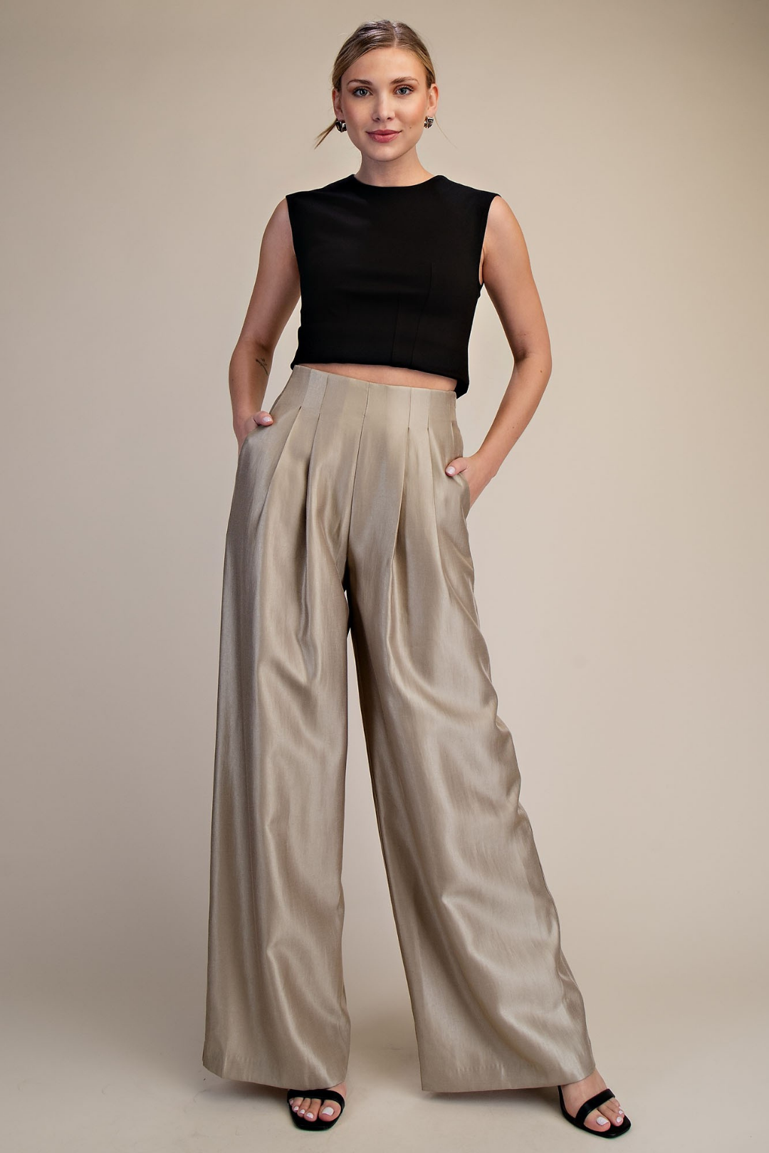 PANTALON LISETTE TAUPE