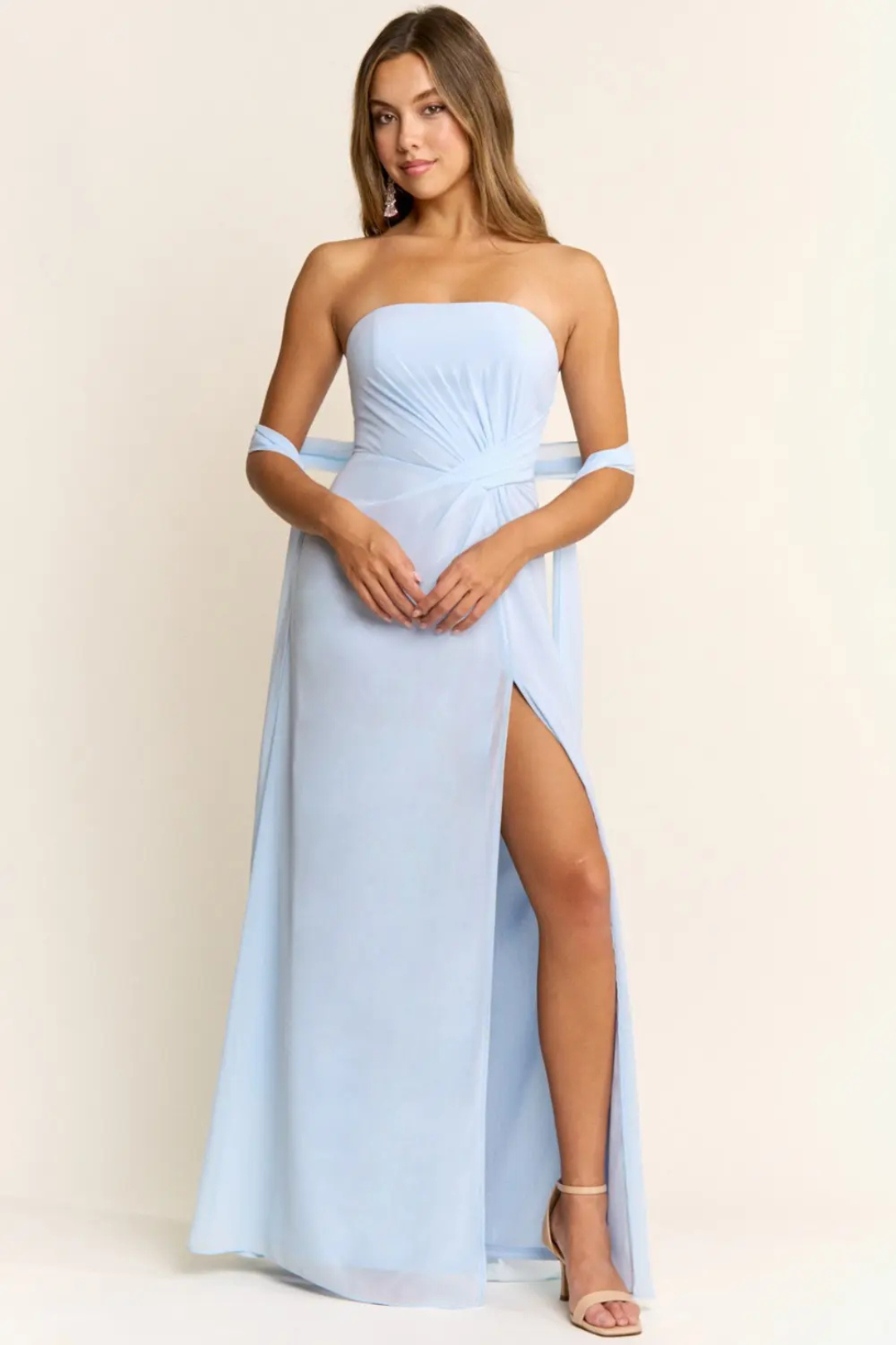 VESTIDO ANA CAMILA CELESTE