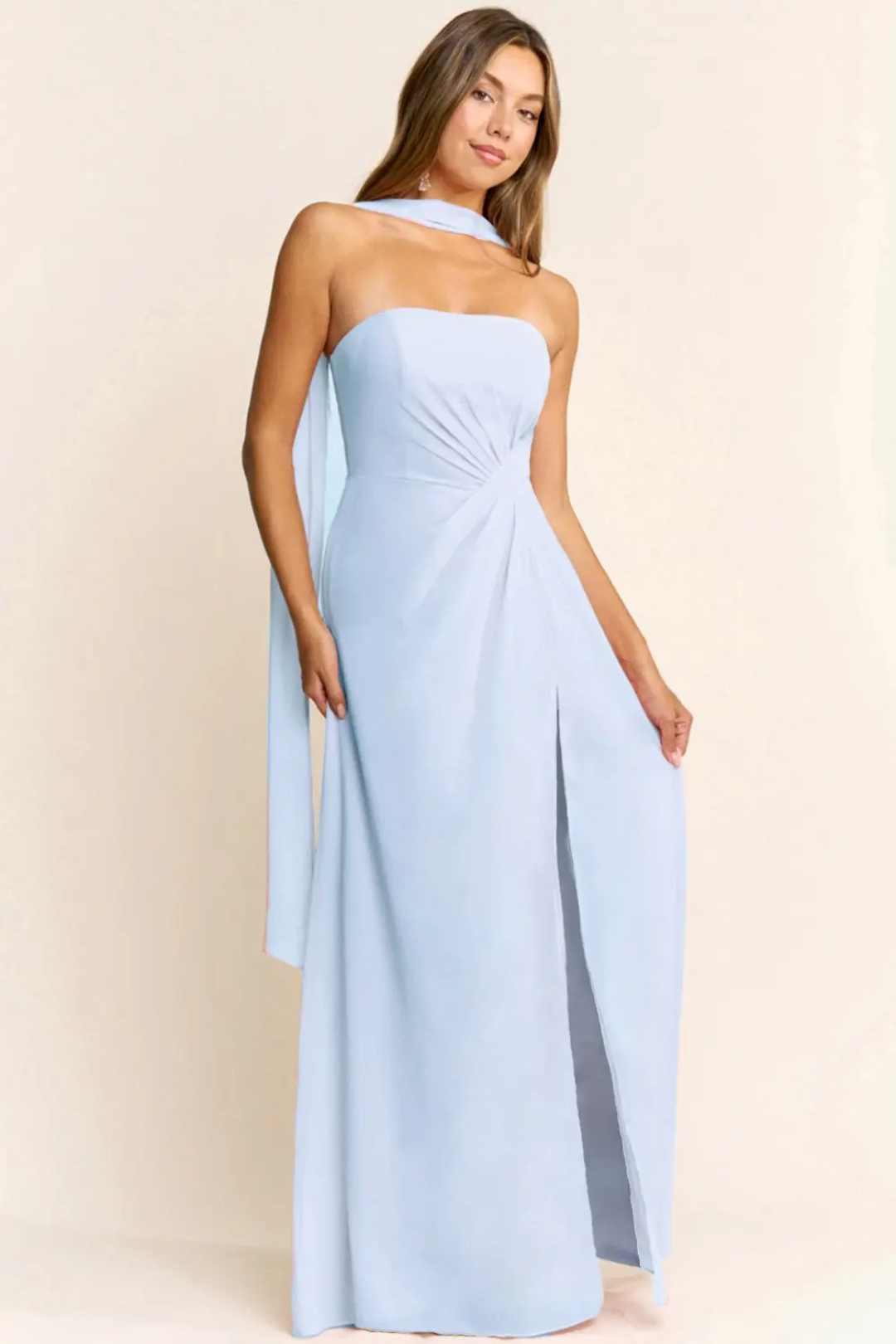 VESTIDO ANA CAMILA CELESTE