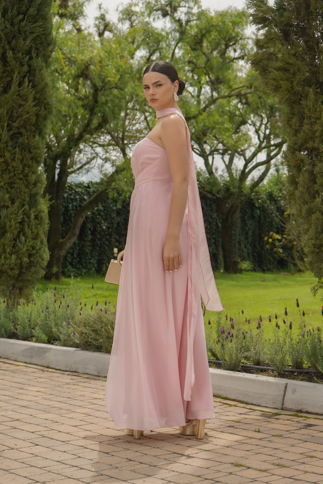 VESTIDO ANA CAMILA ROSADO