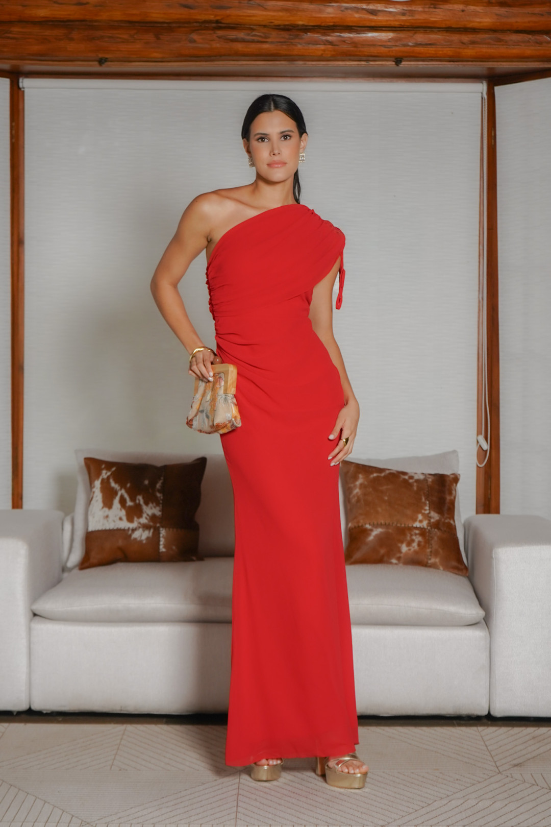 VESTIDO CASSANDRA ROJO