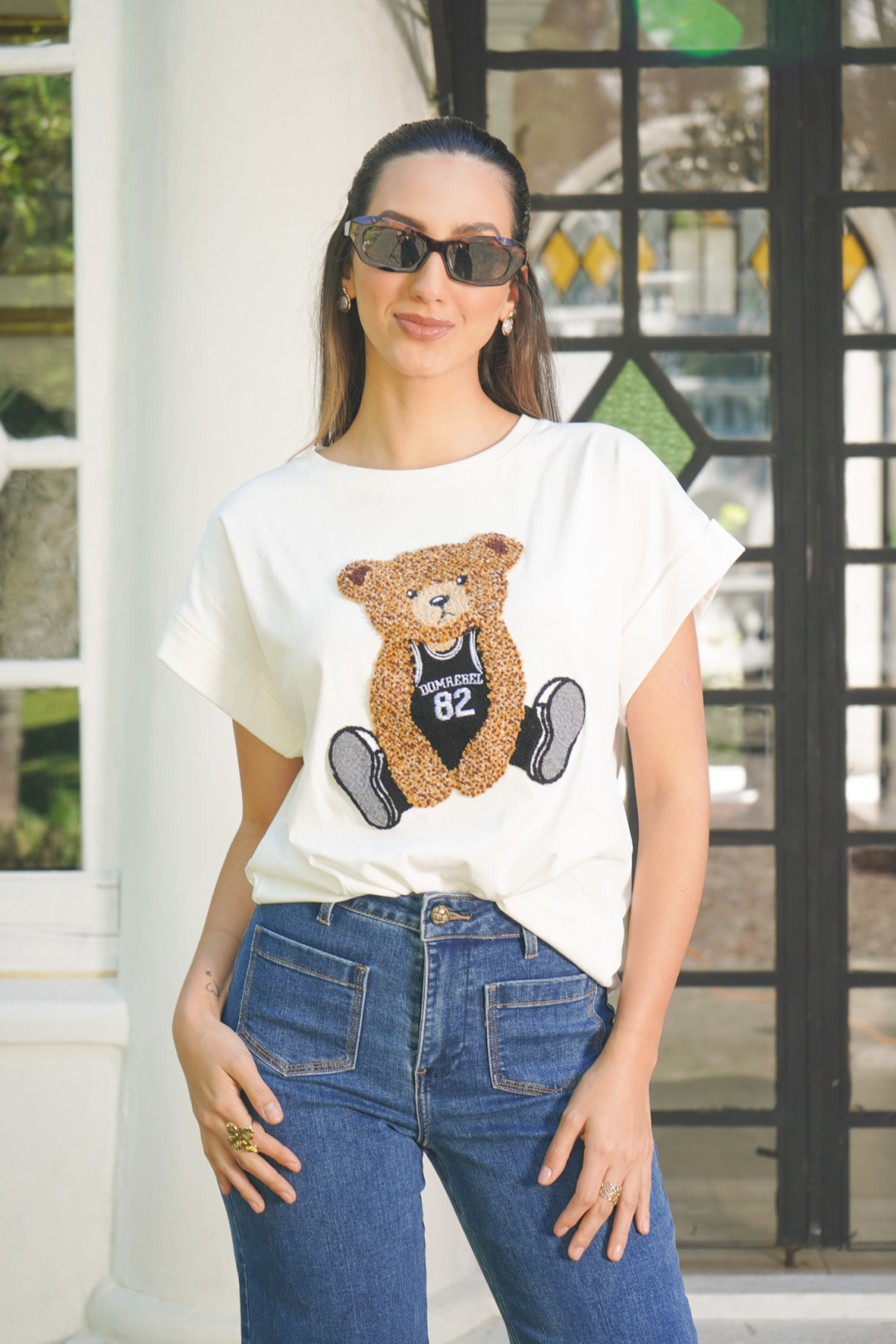 CAMISETA OSO BORDADO