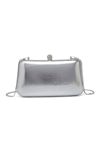 CARTERA LUCIA PLATEADA