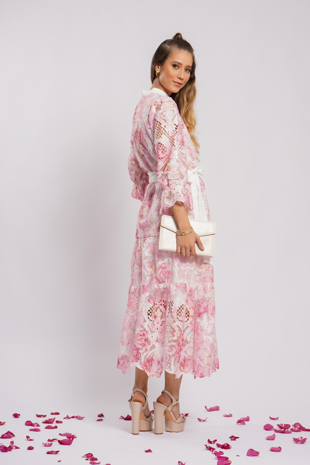 VESTIDO SELENA ROSADO