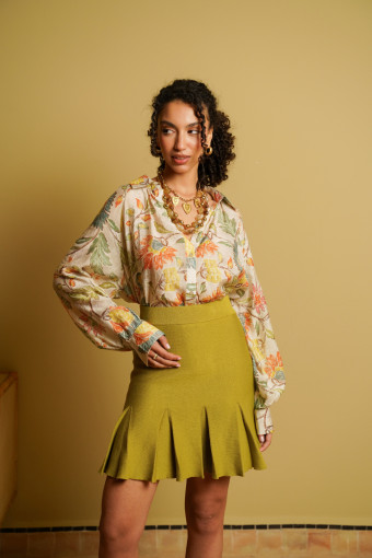 FALDA MARGARITA VERDE