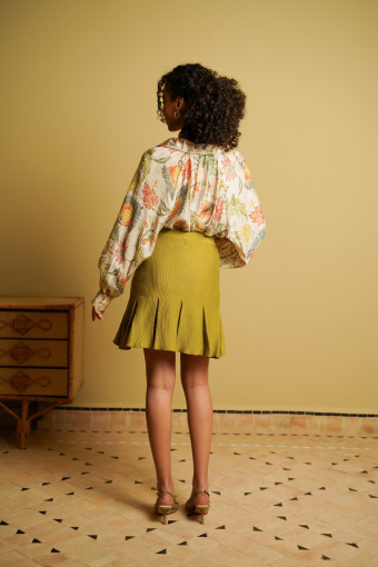 FALDA MARGARITA VERDE