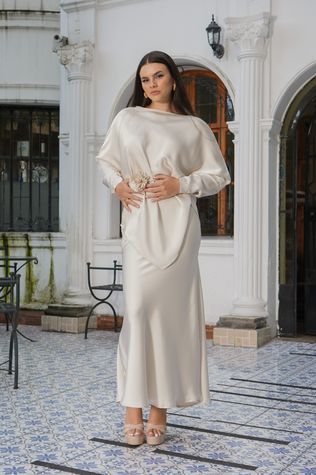 CONJUNTO ALEGRIA CREMA