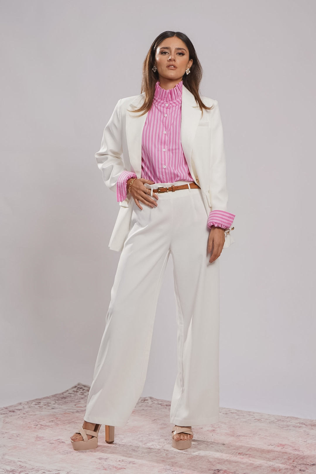 BLUSA ANA LUISA ROSADA