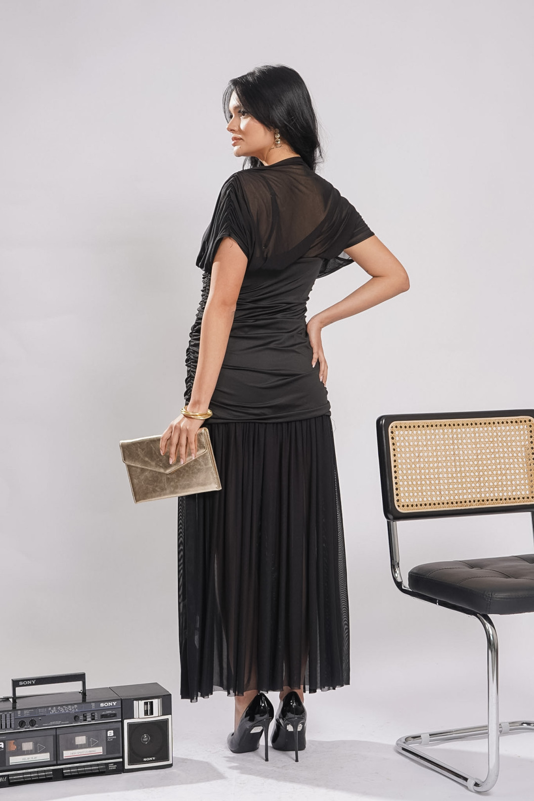 VESTIDO MELINA NEGRO