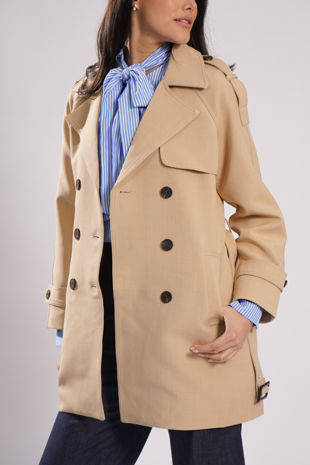 GABARDINA ALINA CAQUI