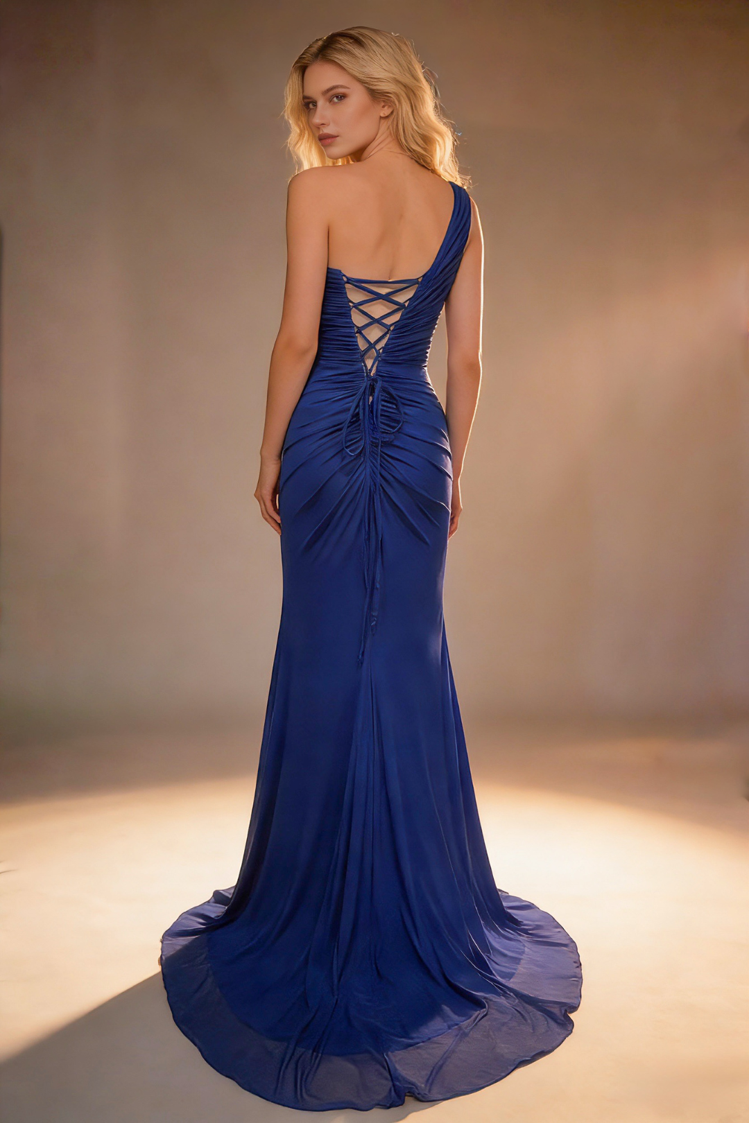 VESTIDO CORINA AZUL REY