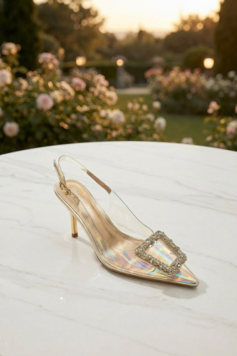 STILETTO TRANSPARENTE MIRANDA