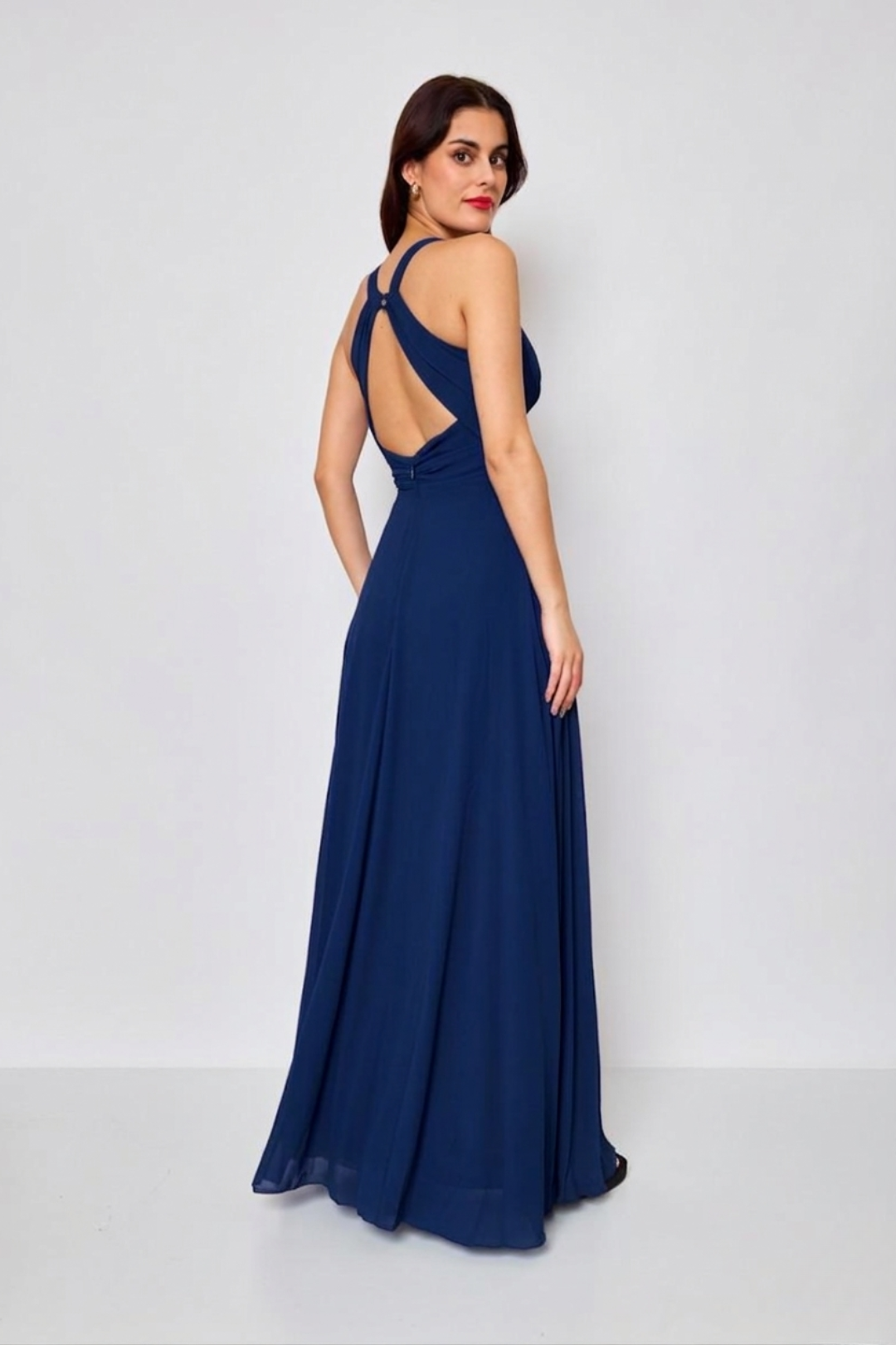 VESTIDO NURIA AZUL MARINO