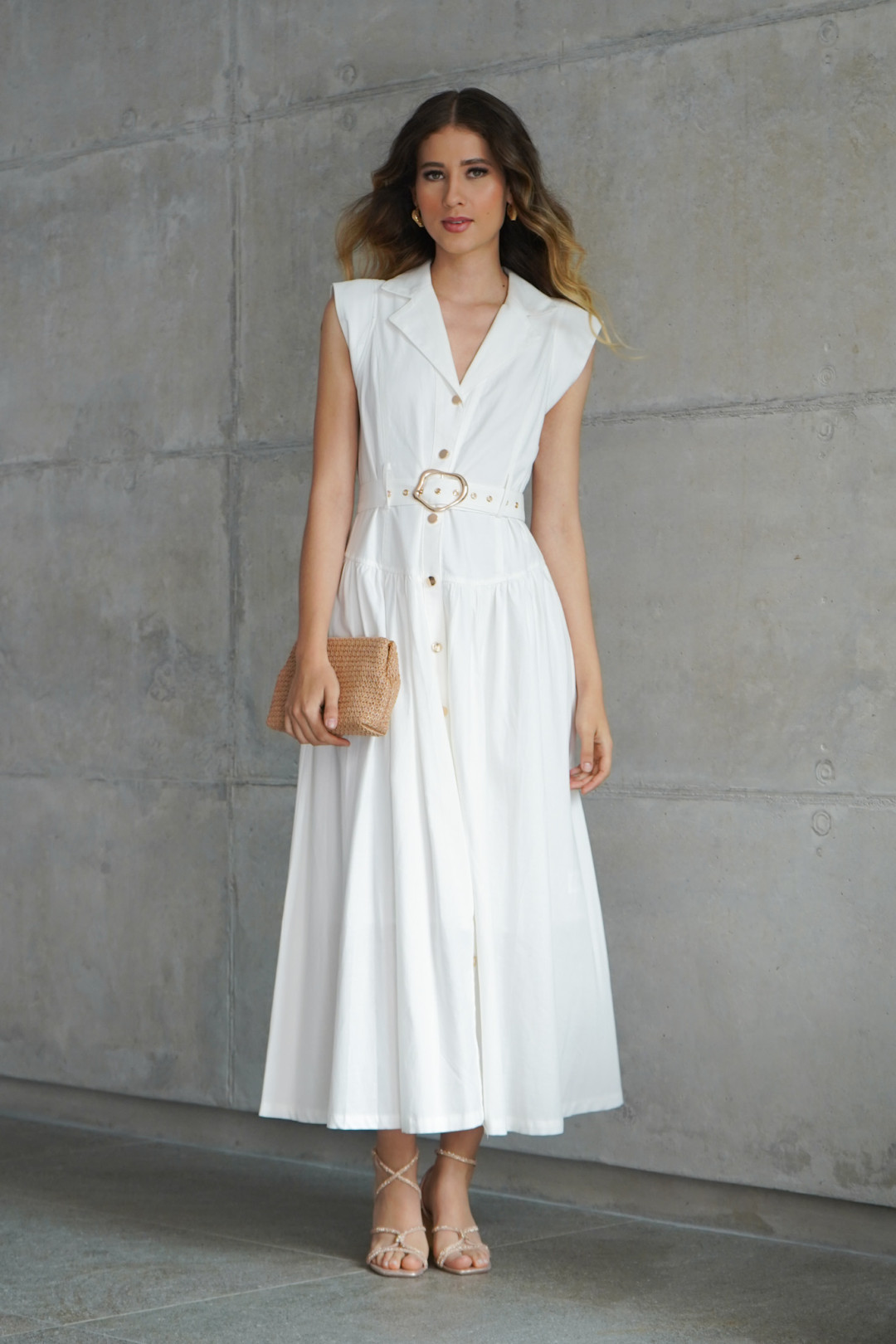 VESTIDO CLARA BLANCO