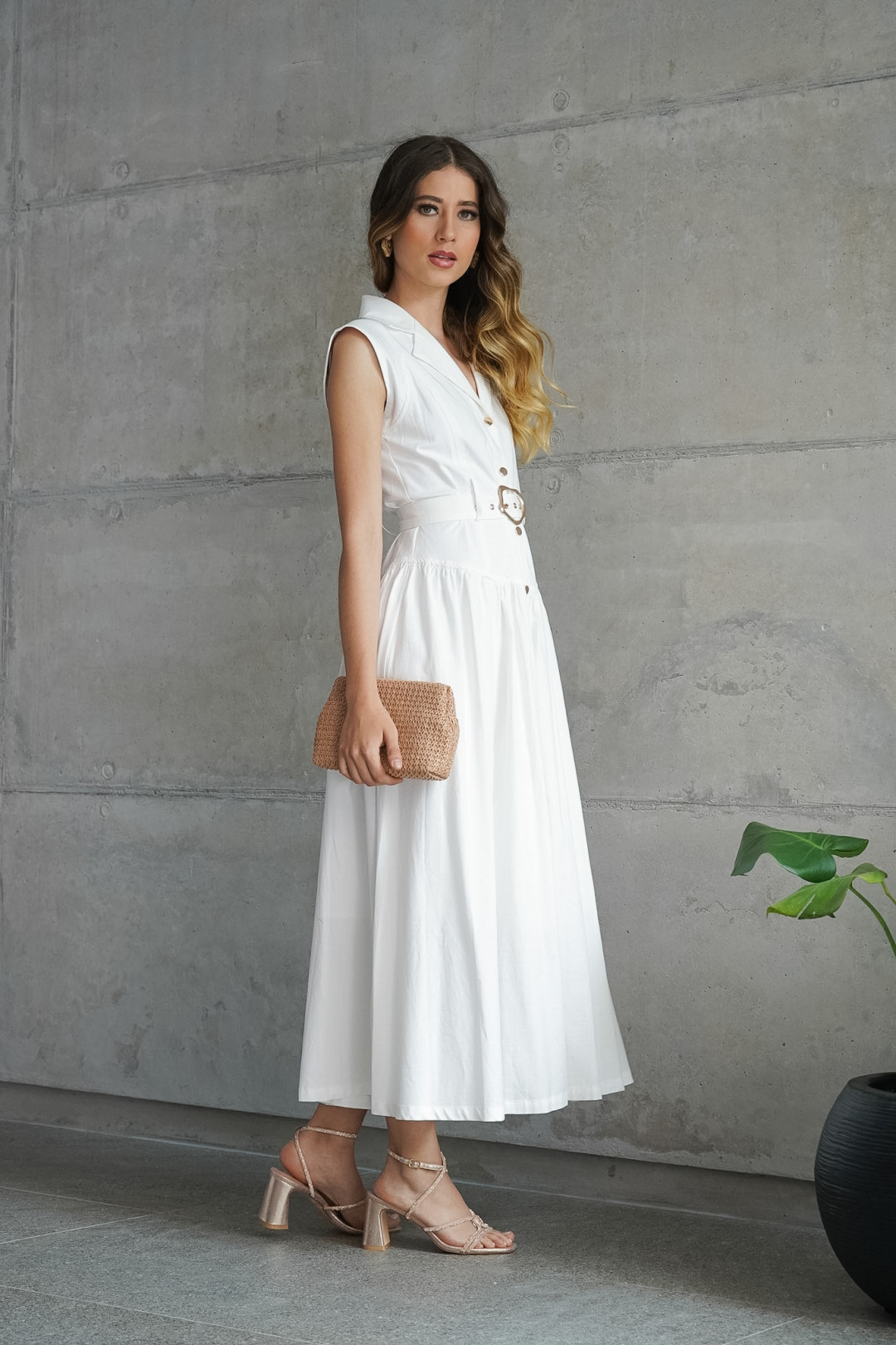 VESTIDO CLARA BLANCO