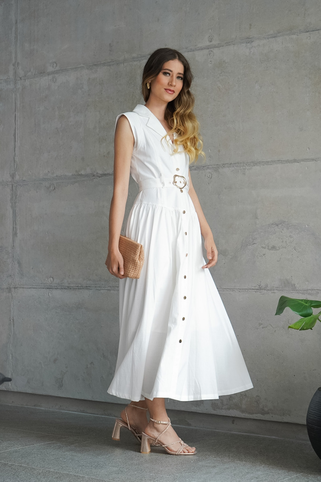 VESTIDO CLARA BLANCO