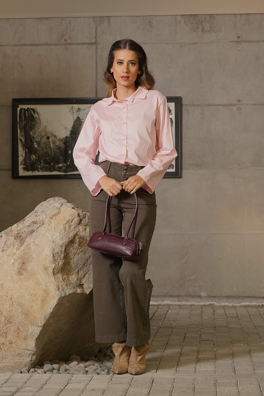 CAMISA ALEGRIA ROSADA