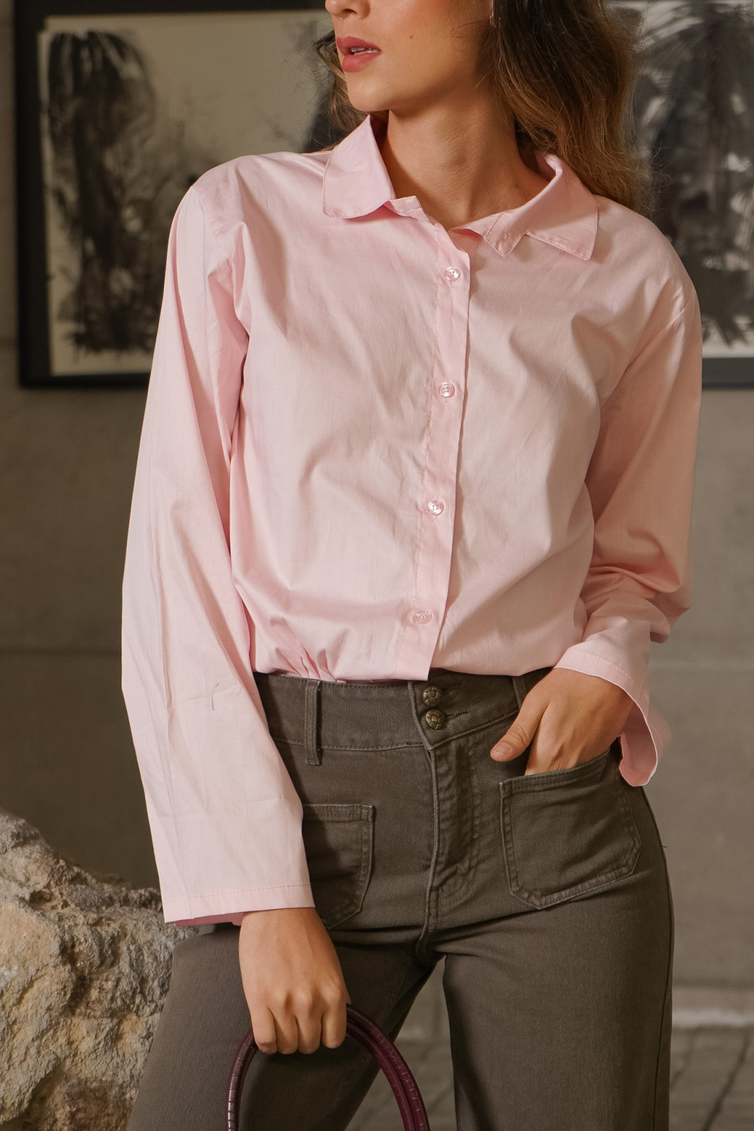 CAMISA ALEGRIA ROSADA