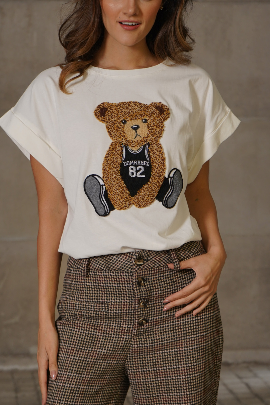 CAMISETA OSO BORDADO