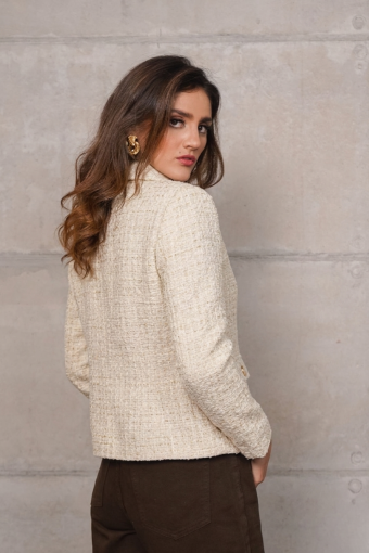 CHAQUETA ANA PAULA CREMA