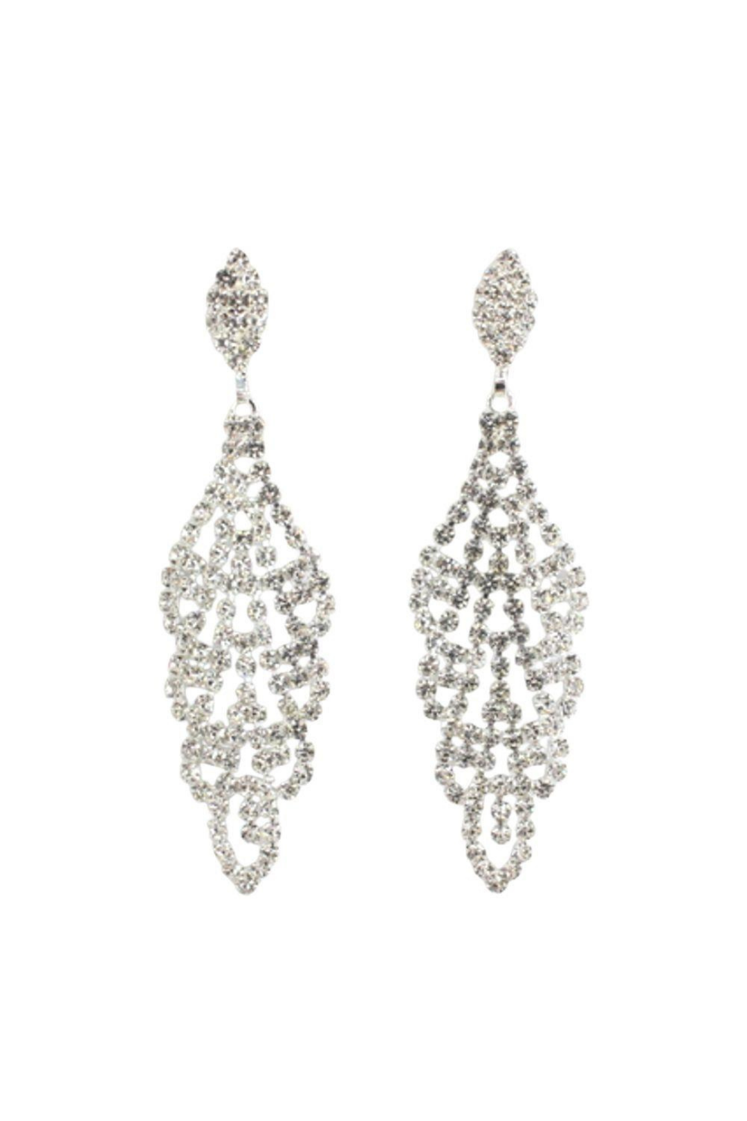 ARETES MELISSA PLATEADO