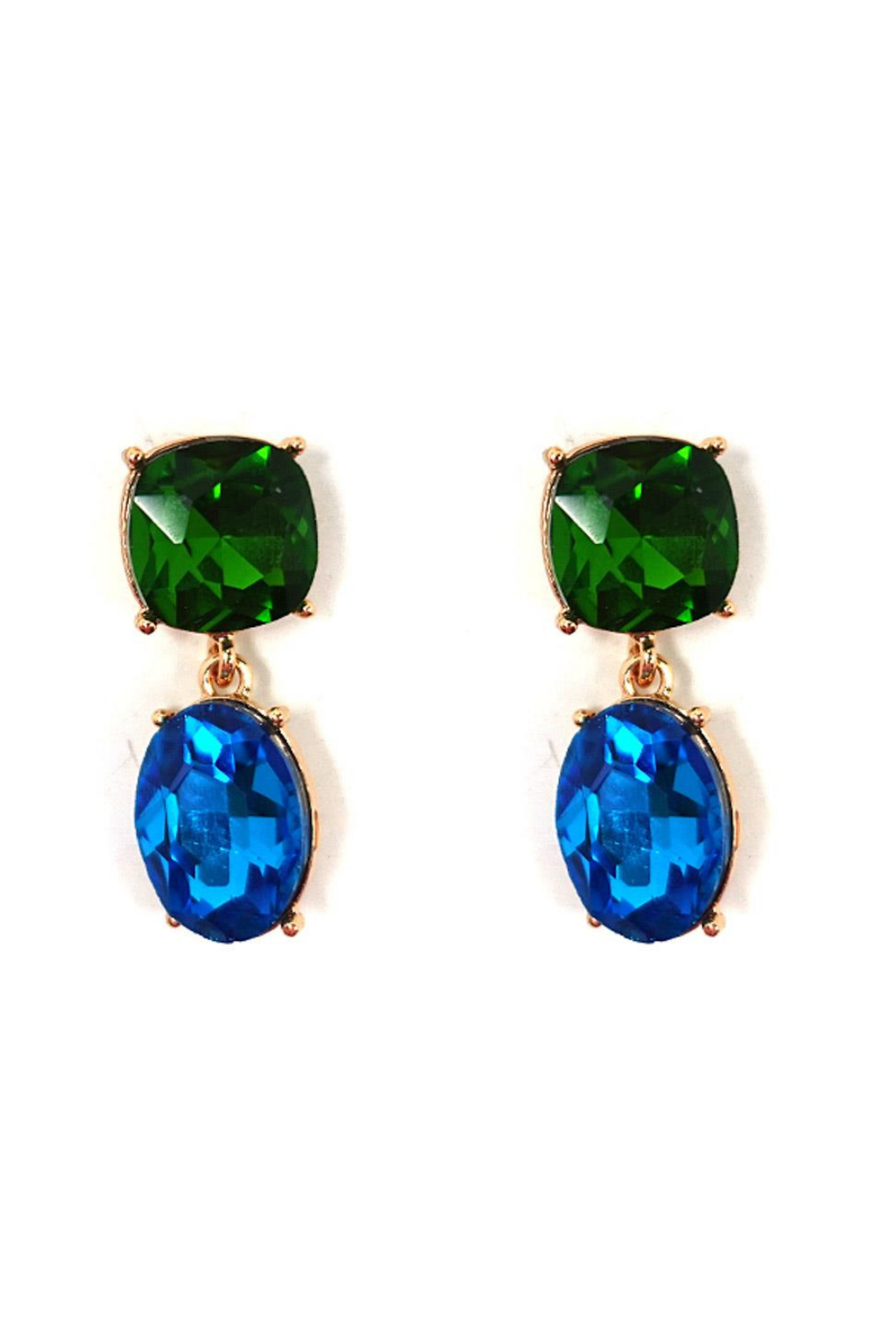 ARETES NADIA VERDE/AZUL