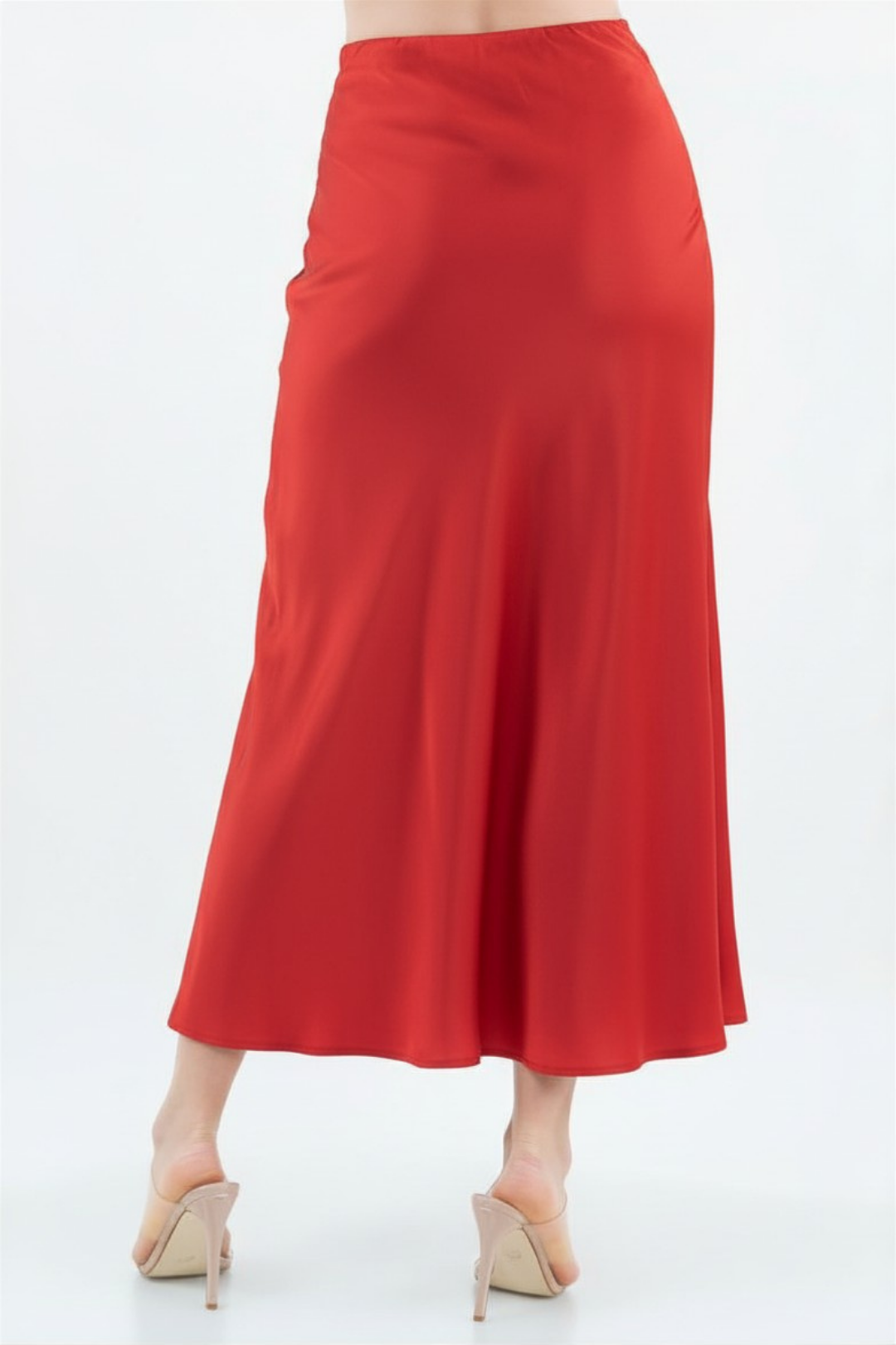 FALDA MARIA LAURA ROJA