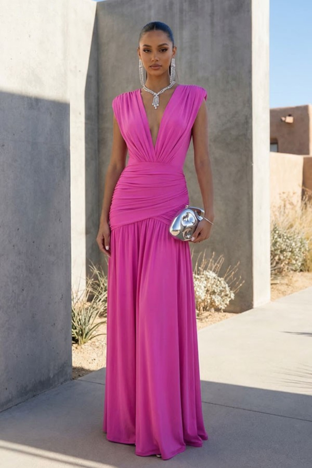 VESTIDO MAYA MAGENTA