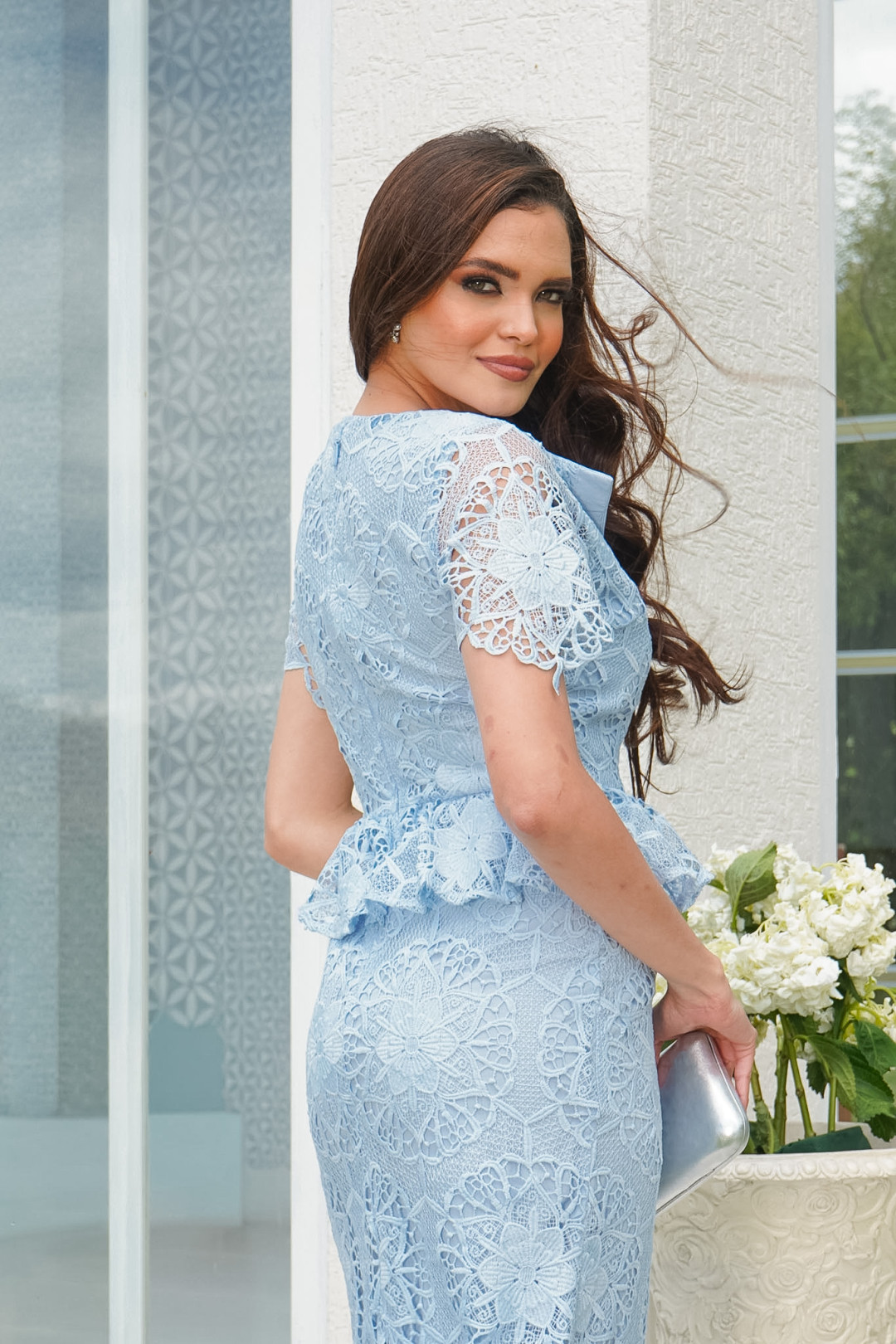 VESTIDO IRIS CELESTE