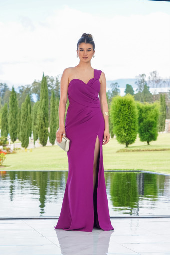 VESTIDO EMILIA BERENJENA