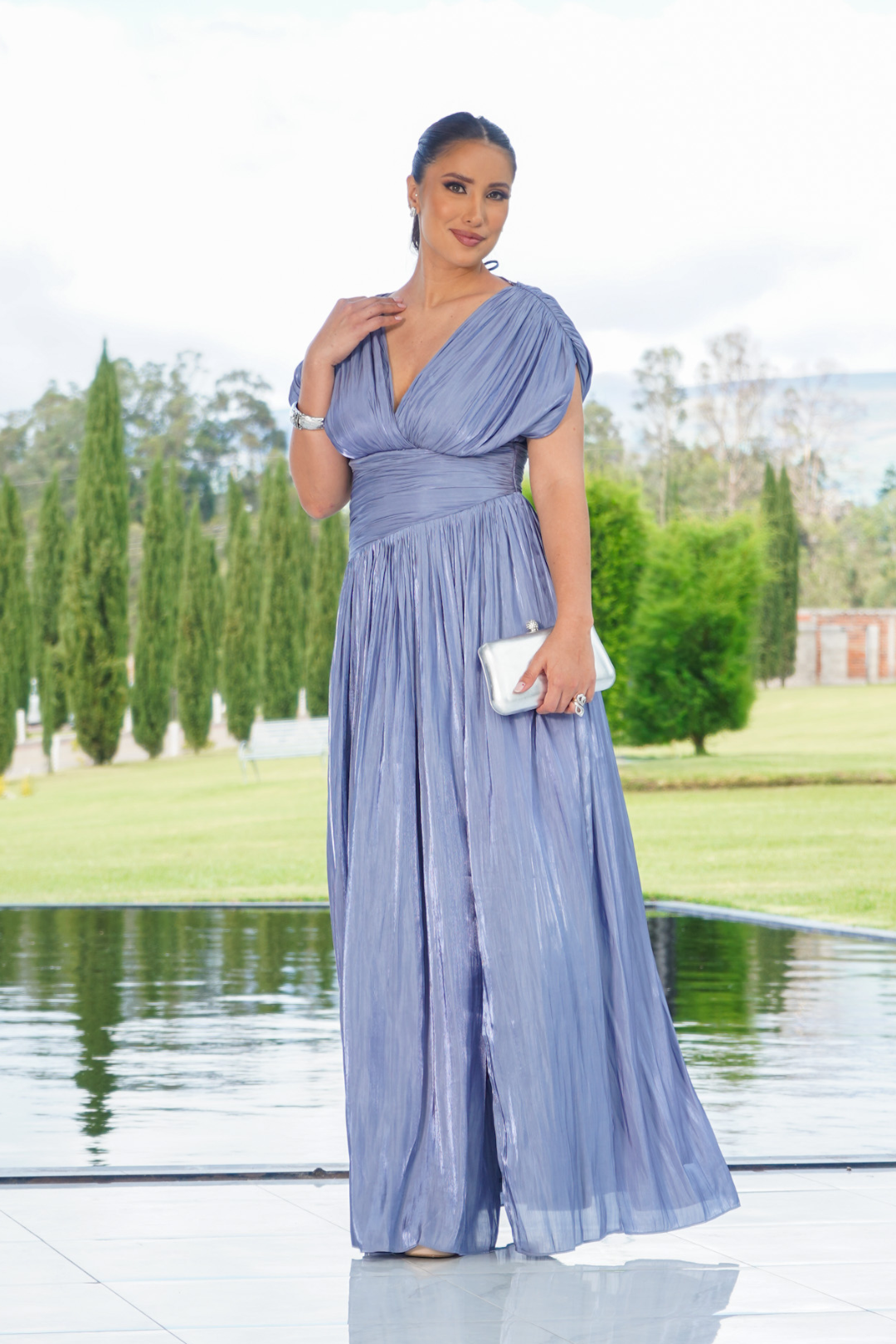 VESTIDO MARIA CAMILA CELESTE