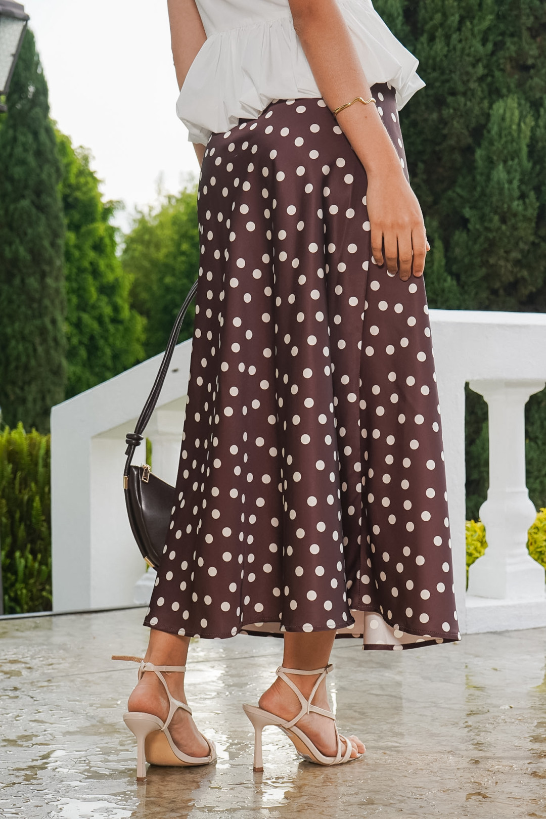 FALDA MARIA LAURA CAFE PUNTOS