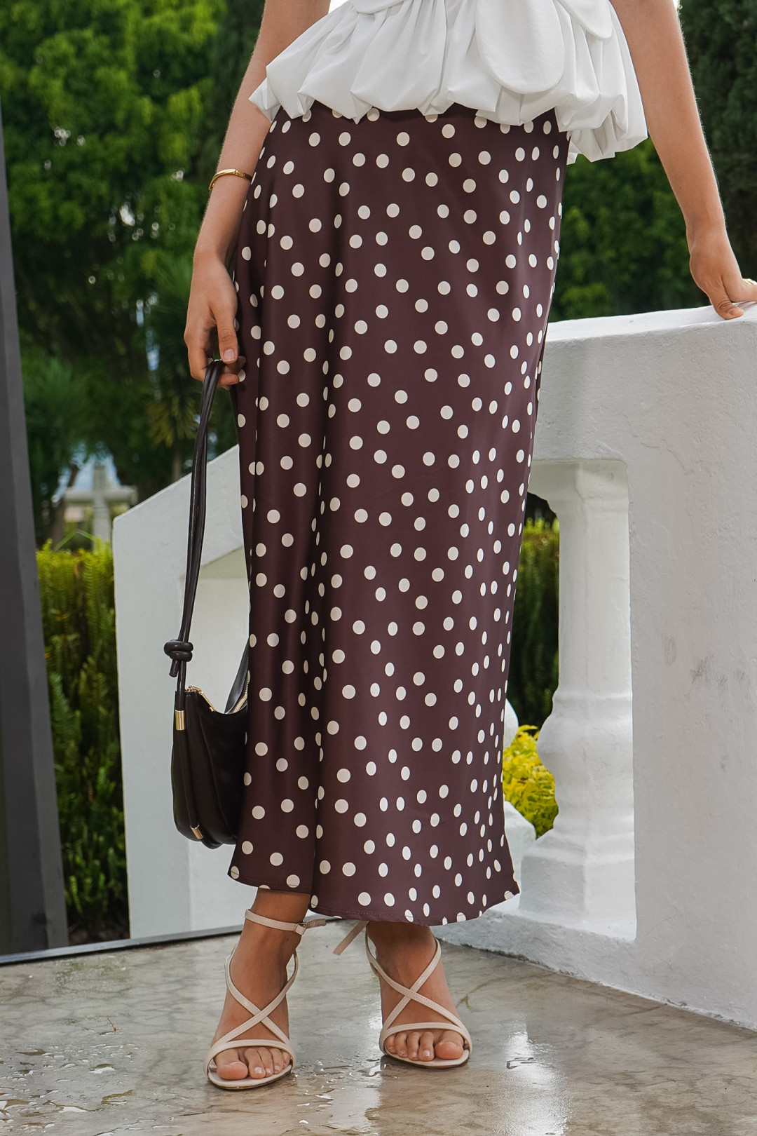 FALDA MARIA LAURA CAFE PUNTOS